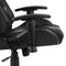 vidaXL - Gamestoel - draaibaar - PVC - zwart