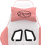 vidaXL-Gamestoel-kunstleer-wit-en-roze