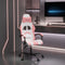 vidaXL-Gamestoel-kunstleer-wit-en-roze