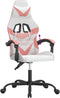 vidaXL-Gamestoel-kunstleer-wit-en-roze