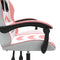 vidaXL-Gamestoel-kunstleer-wit-en-roze