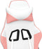 vidaXL - Gamestoel - kunstleer - wit - en - roze
