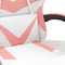 vidaXL-Gamestoel-kunstleer-wit-en-roze