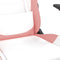 vidaXL - Gamestoel - kunstleer - wit - en - roze
