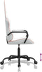 vidaXL - Gamestoel - kunstleer - wit - en - roze