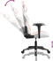 vidaXL - Gamestoel - kunstleer - wit - en - roze