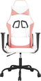vidaXL - Gamestoel - kunstleer - wit - en - roze