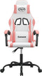 vidaXL-Gamestoel-kunstleer-wit-en-roze