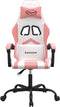vidaXL-Gamestoel-kunstleer-wit-en-roze