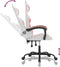 vidaXL-Gamestoel-kunstleer-wit-en-roze