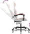 vidaXL-Gamestoel-kunstleer-wit-en-roze