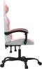 vidaXL-Gamestoel-kunstleer-wit-en-roze