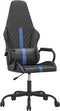 vidaXL - Gamestoel - kunstleer - zwart - en - blauw