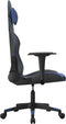 vidaXL - Gamestoel - kunstleer - zwart - en - blauw
