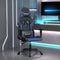 vidaXL - Gamestoel - kunstleer - zwart - en - blauw