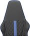 vidaXL - Gamestoel - kunstleer - zwart - en - blauw
