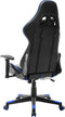 vidaXL - Gamestoel - kunstleer - zwart - en - blauw