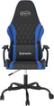 vidaXL - Gamestoel - kunstleer - zwart - en - blauw