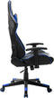 vidaXL - Gamestoel - kunstleer - zwart - en - blauw