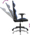 vidaXL - Gamestoel - kunstleer - zwart - en - blauw