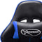 vidaXL - Gamestoel - kunstleer - zwart - en - blauw