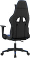 vidaXL - Gamestoel - kunstleer - zwart - en - blauw