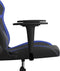 vidaXL - Gamestoel - kunstleer - zwart - en - blauw