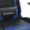 vidaXL - Gamestoel - kunstleer - zwart - en - blauw