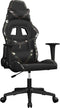 vidaXL - Gamestoel - kunstleer - zwart - en - camouflage