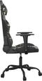 vidaXL - Gamestoel - kunstleer - zwart - en - camouflage