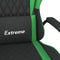 vidaXL - Gamestoel - kunstleer - zwart - en - groen