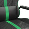 vidaXL - Gamestoel - kunstleer - zwart - en - groen
