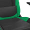 vidaXL - Gamestoel - kunstleer - zwart - en - groen