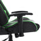 vidaXL - Gamestoel - kunstleer - zwart - en - groen