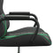 vidaXL - Gamestoel - kunstleer - zwart - en - groen