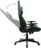 vidaXL - Gamestoel - kunstleer - zwart - en - groen
