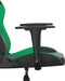 vidaXL - Gamestoel - kunstleer - zwart - en - groen
