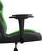 vidaXL - Gamestoel - kunstleer - zwart - en - groen