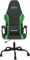 vidaXL - Gamestoel - kunstleer - zwart - en - groen