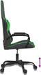 vidaXL - Gamestoel - kunstleer - zwart - en - groen