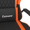 vidaXL - Gamestoel - kunstleer - zwart - en - oranje
