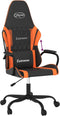 vidaXL - Gamestoel - kunstleer - zwart - en - oranje
