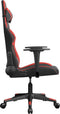 vidaXL - Gamestoel - kunstleer - zwart - en - rood
