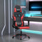 vidaXL - Gamestoel - kunstleer - zwart - en - rood