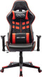 vidaXL - Gamestoel - kunstleer - zwart - en - rood
