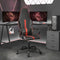 vidaXL - Gamestoel - kunstleer - zwart - en - rood