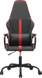 vidaXL - Gamestoel - kunstleer - zwart - en - rood