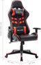 vidaXL - Gamestoel - kunstleer - zwart - en - rood