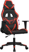 vidaXL - Gamestoel - kunstleer - zwart - en - rood