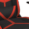 vidaXL - Gamestoel - kunstleer - zwart - en - rood
